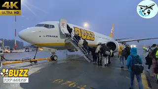 TRIP REPORT | First time on BUZZ B737MAX Flight | RYANAIR Boeing 737 MAX | Kraków to Palermo