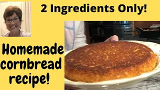 Cornbread Recipe with ONLY 2 INGREDIENTS | Easy CORNBREAD