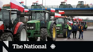 Polish farmers blockade Ukrainian grain