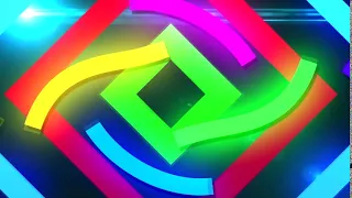 Free Rainbow 2D Intro Template No Text | By Pelef A