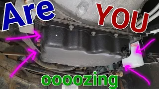 Drip Drip DRIP!! FIX your leaking 6.7 oil pan NOW - EASY DIY #broken