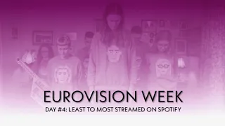 EUROVISION WEEK: Least to Most Streamed 2020 Song - Spotify #StayHome