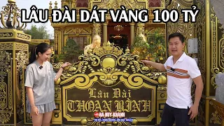 Choáng ngợp khi tận mắt khám phá biệt thự dát vàng 100 tỷ của đại gia ở Nghệ An