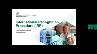 MHRA webinar on International Recognition - September 2023