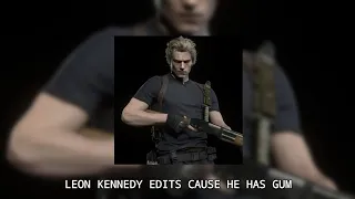 Leon Kennedy edits cause he has gum / Tiktok Edit Compilation