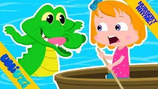 Row Row Row Your Boat | Umi Uzi Songs |  Nursery Rhymes For Children | Poems For Kids