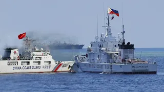 China Shocked! : (August 16, 2023) US Join Philippines Face to face With Chinese Coast Guard in SCS