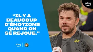 🥹 L'émotion de Stan Wawrinka après sa victoire face à Andy Murray !