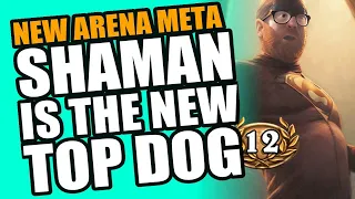 New Meta 12 WINS Denathrius Shaman!  - Full Run - Hearthstone Arena