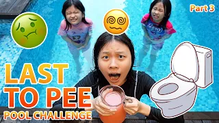 LAST TO PEE CHALLENGE [PART 3] WINS IDR 500.000 w/ GWEN KATE FAYE