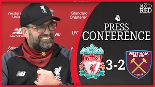 ‘We know it’s special’ | Jurgen Klopp Post-Match Press Conference | Liverpool 3-2 West Ham