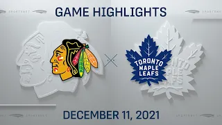 NHL Highlights | Blackhawks vs. Maple Leafs - Dec. 11, 2021