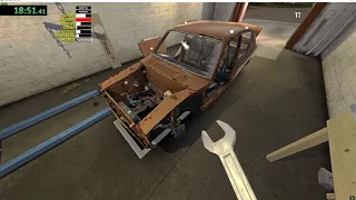 My summer car челлендж собери или умри 52:27 на полностью собранной машине @dedluar