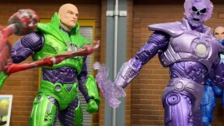 DC Multiverse Superman Vs Atomic skull 2 pack action figure review!