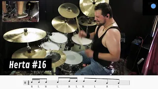 Go To Herta 1 - Drum Fill Lesson / Drum Tutorial (Herta #16)