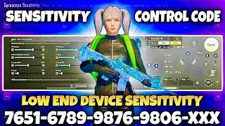 UPDATE 3.1 👿BEST ZERO RECOIL SENSITIVITY CODE + CONTROL SETTINGS FOR PUBG MOBILE/BGMI 2024💥,60 FPS