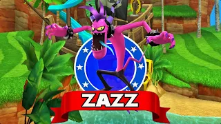 Sonic Dash - Zazz New Character Unlocked vs All Bosses Zazz Eggman - All 61 Characters