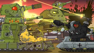 Old memories. Lighter vs Ratte. Cartoons about tanks