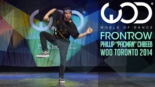 Phillip "PACMAN" Chbeeb | Front Row | World of Dance Toronto 2014 #WODTO