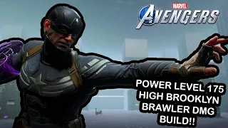 Marvel's Avengers - INSANE BROOKLYN BRAWLER DAMAGE! CAPTAIN AMERICA POWER LEVEL 175 BUILD!