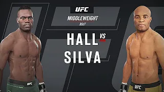 UFC Fight Night | Uriah Hall vs Anderson Silva | Full Fight Highlights | UFC 2020 | UFC 4 Gameplay