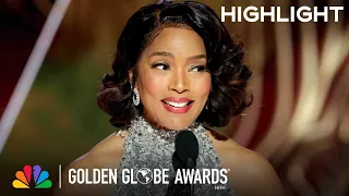 Angela Bassett Wins Best Supporting Actress in a Motion Picture | 2023 Golden Globe Awards on NBC