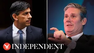 Watch again: Rishi Sunak faces Keir Starmer at PMQs as Israel-Gaza conflict continues