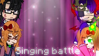 Afton Family VS Stereotypical Aftons // SINGING BATTLE // FNAF/Gacha (READ DESC)