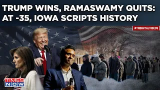 US Elections: Trump Wins Iowa Caucus | Ramaswamy Quits | Stage Set For 2024 White House Battle