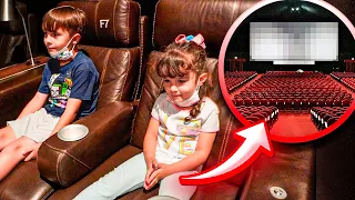 Levei MEUS FILHOS no CINEMA pela PRIMEIRA VEZ - Família Brancoala