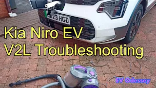 Kia Niro EV MY23 V2L troubleshooting
