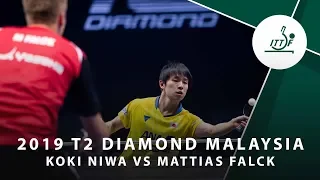 Koki Niwa vs Mattias Falck | 2019 T2 Diamond Malaysia (R16)