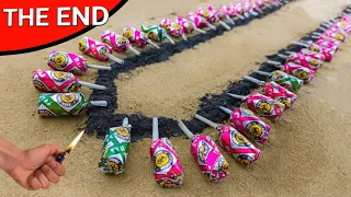 LAST VIDEO~DIWALI CRACKERS Once Fire crackers Testing 2022 by The Experiment Video