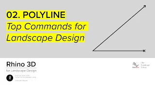 02. POLYLINE | Rhino Commands for Landscape Design