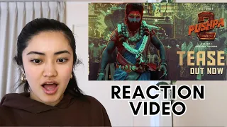 Japanese-Indian Reacts: Pushpa 2: The Rule Teaser!! | Allu Arjun | Rashmika Mandanna |