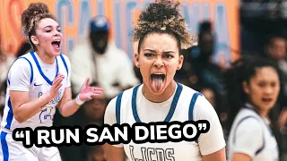 Jada Williams Quiets Trash Talkers With Buckets!! | In La Jolla Country Day Semi-Final Playoff Game!