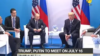 Donald Trump and Vladimir Putin to hold summit in Helsinki on July 16