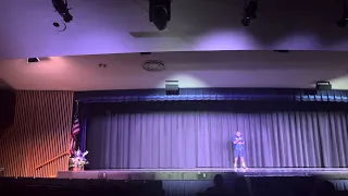 Me performing “I’ve Had Enough Of You” from Billy Bust Up at the PRHS Talent Show