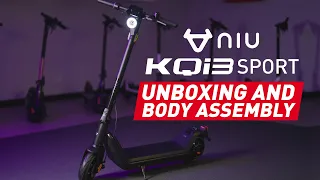 NIU KQi3 Sport Electric Scooter Unboxing and Setup