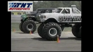 TUFF TRAX! 1989 MONSTER TRUCK RACING HILIGHTS!