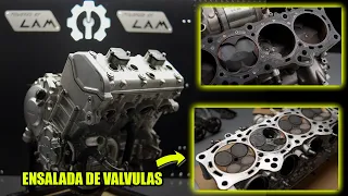 Así EXPLOTA 🔥 un motor de Yamaha R1 CROSSPLANE en carreras | #yamaha #crossplane