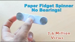 How To Make Fidget Spinner at Home Without Bearings