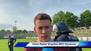 Regionalliga Nordost: Stimmen Chris Reher und Leon Bätge (BFC Dynamo) nach der Cottbus-Niederlage