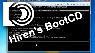 Windows Password Recovery with Hiren's BootCD