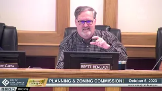 Planning & Zoning Meeting | Oct 5,2023