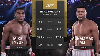 UFC 5 - Mike Tyson vs Muhammad Ali - CPU vs CPU