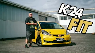 Honda should've built this! Honda Fit GE8 with K24 engine swap | PresentColours