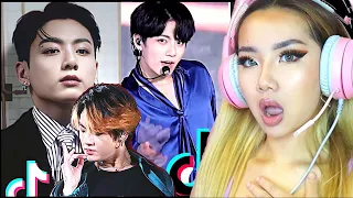 I'M BEING BIAS WRECKED! 😱  BTS 'JUNGKOOK' TIKTOK COMPILATION  | REACTION/REVIEW