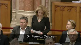 Ferencz Orsolya azonnali kérdése és Rétvári Bence válasza