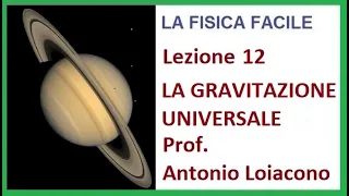 LA FISICA FACILE - Lezione 12 - Legge della Gravitazione Universale (Remake 2022)